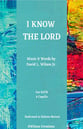 I Know The Lord SATB choral sheet music cover